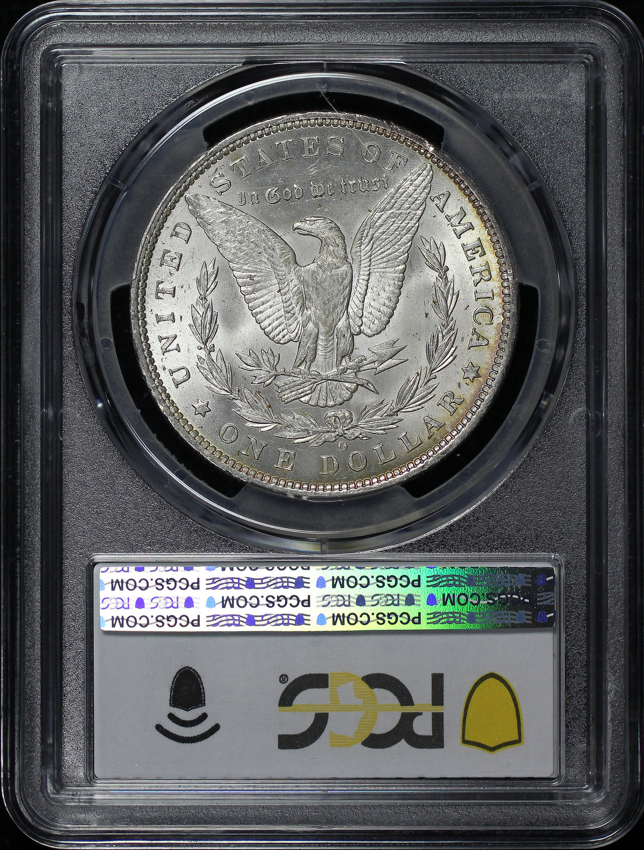Reverse of this 1885-O Morgan Dollar PCGS MS-62