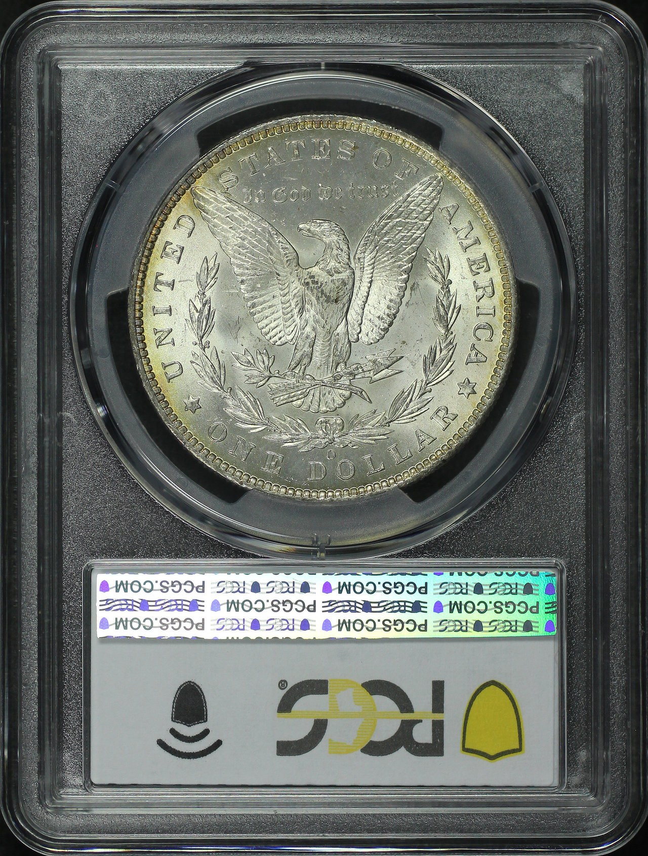 Reverse of this 1885-O Morgan Dollar GSA Hoard PCGS MS-64