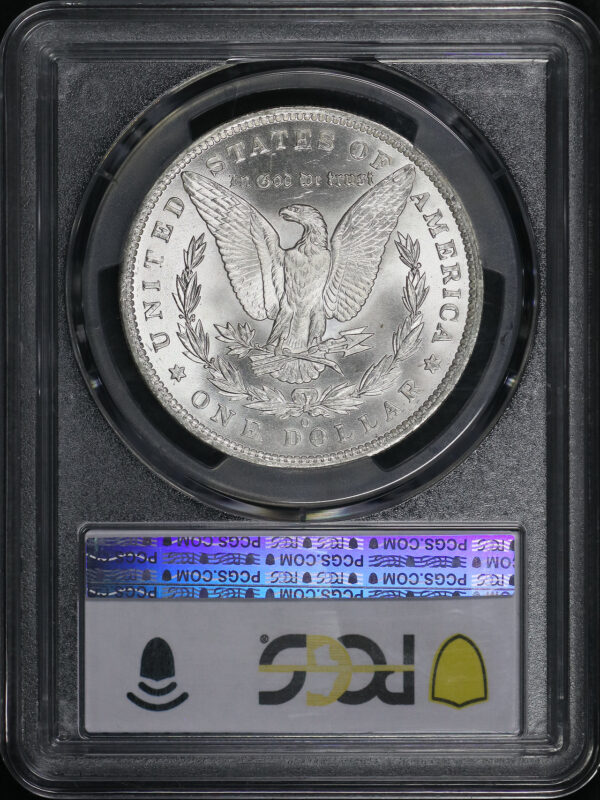 Reverse of this 1885-O Morgan Dollar PCGS MS-65