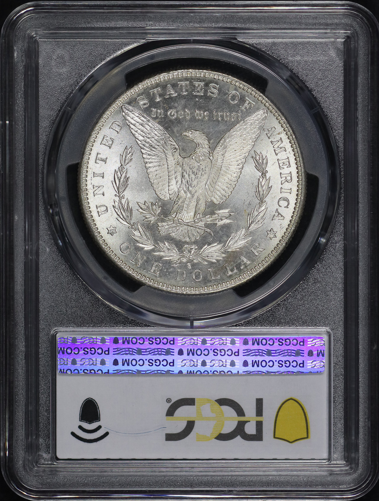 Reverse of this 1885-S Morgan Dollar PCGS MS-63