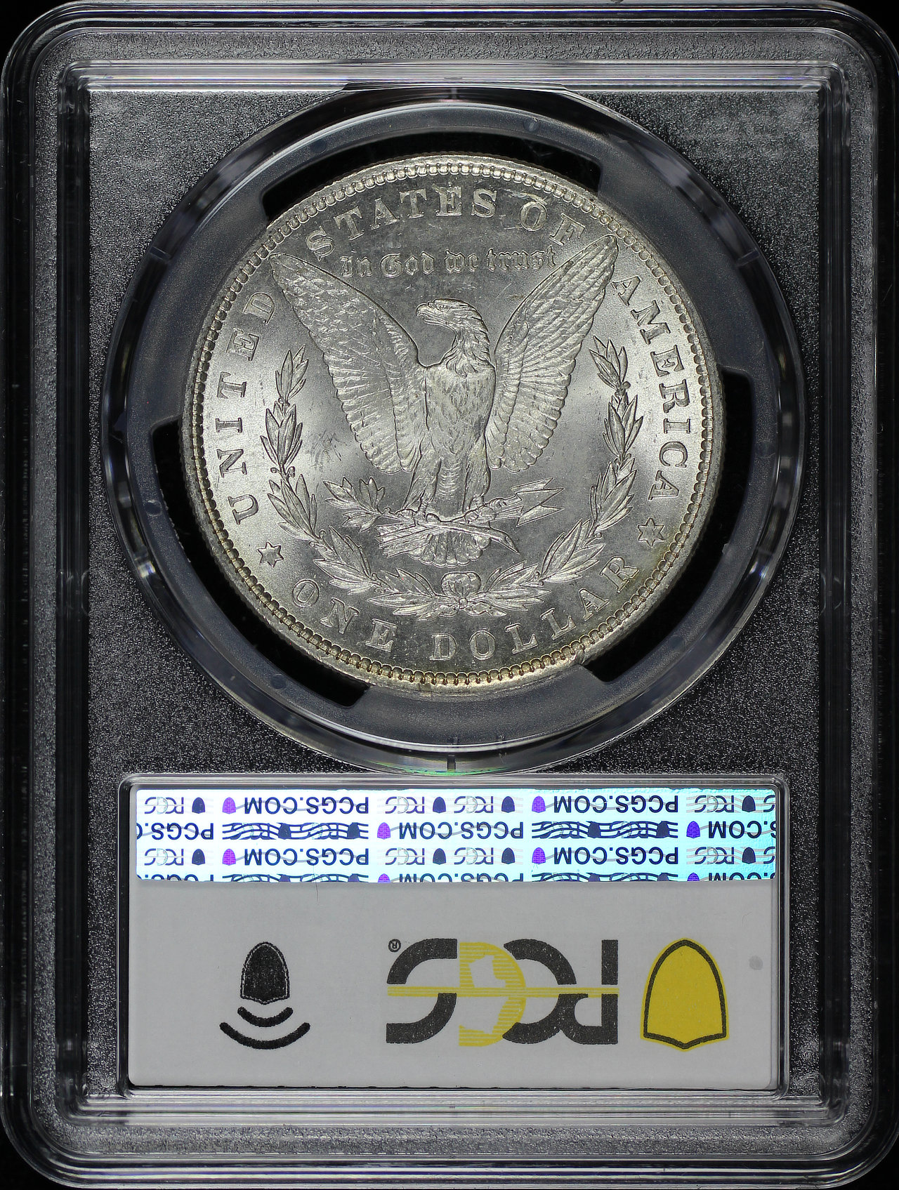 Reverse of this 1886 Morgan Dollar PCGS MS-63