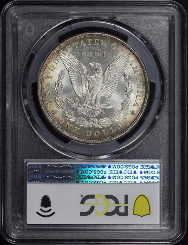 Reverse of this 1886 Morgan Dollar PCGS MS-67