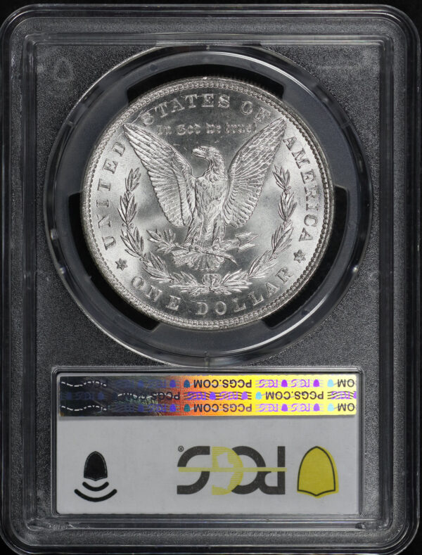 Reverse of this 1886 Morgan Dollar PCGS MS-66+