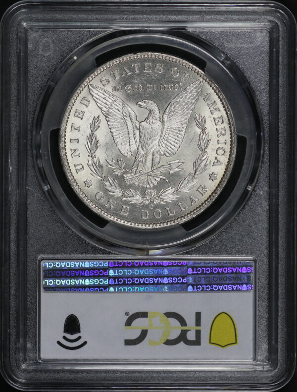 Reverse of this 1886-O Morgan Dollar PCGS MS-62