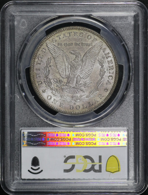 Reverse of this 1886-O Morgan Dollar PCGS MS-62