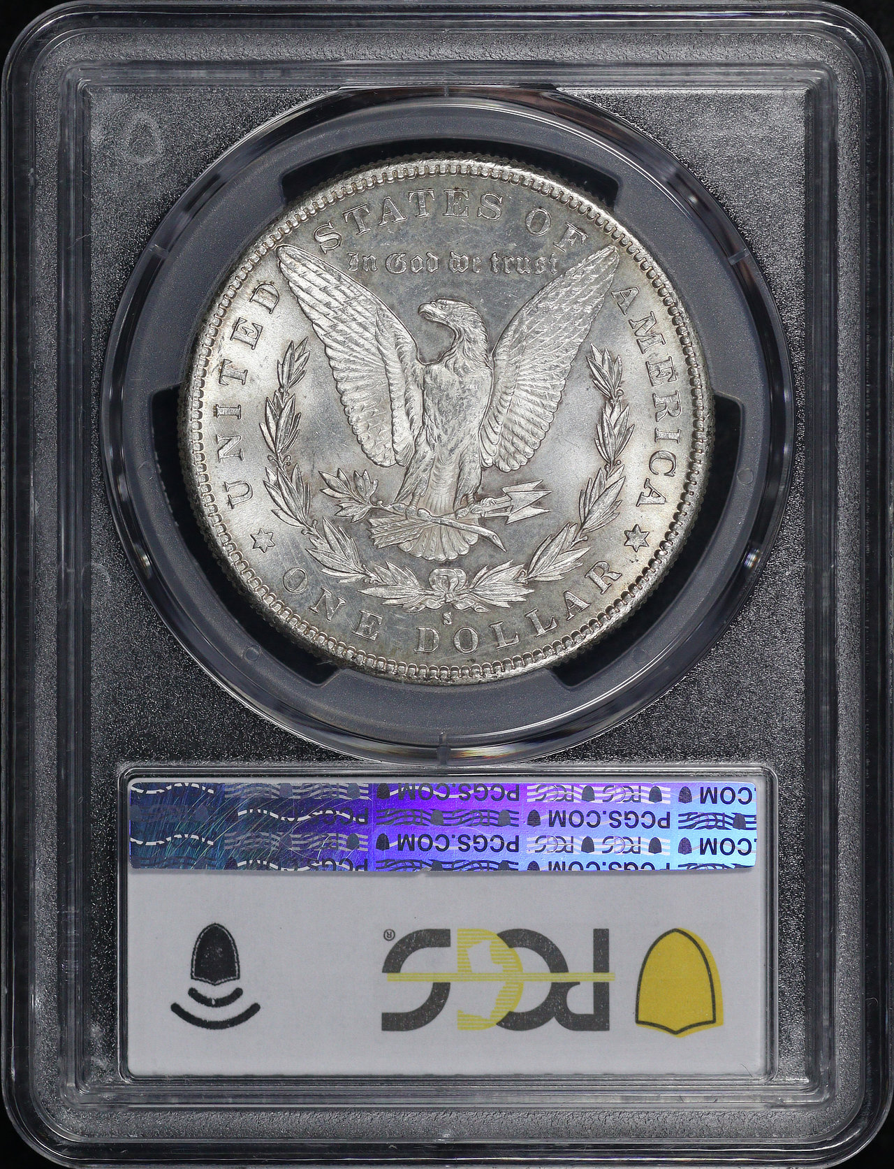Reverse of this 1886-S Morgan Dollar PCGS MS-62