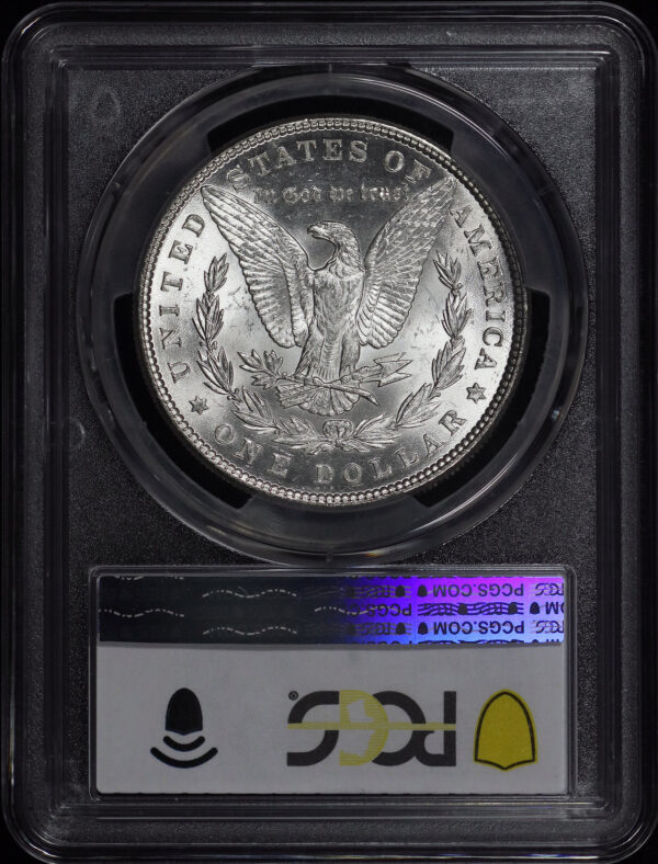 Reverse of this 1887 Morgan Dollar PCGS MS-62