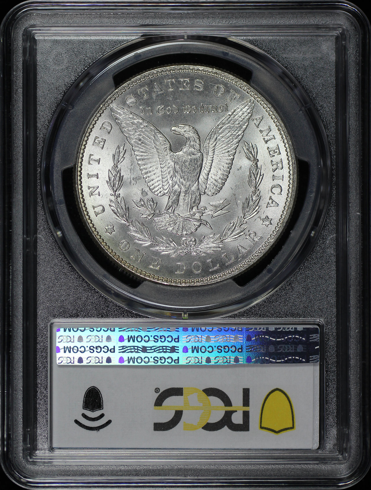 Reverse of this 1887 Morgan Dollar PCGS MS-63