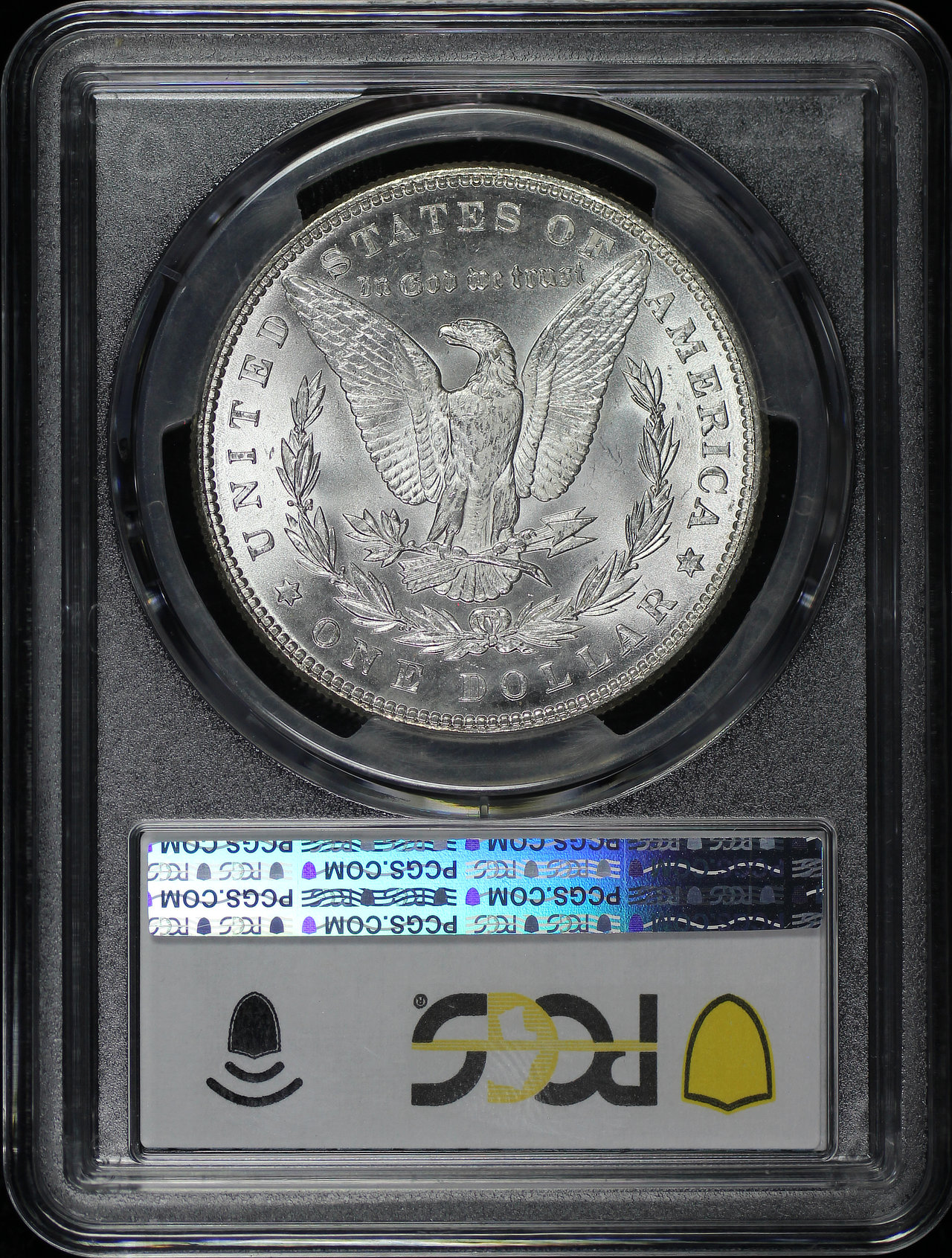 Reverse of this 1887 Morgan Dollar PCGS MS-63