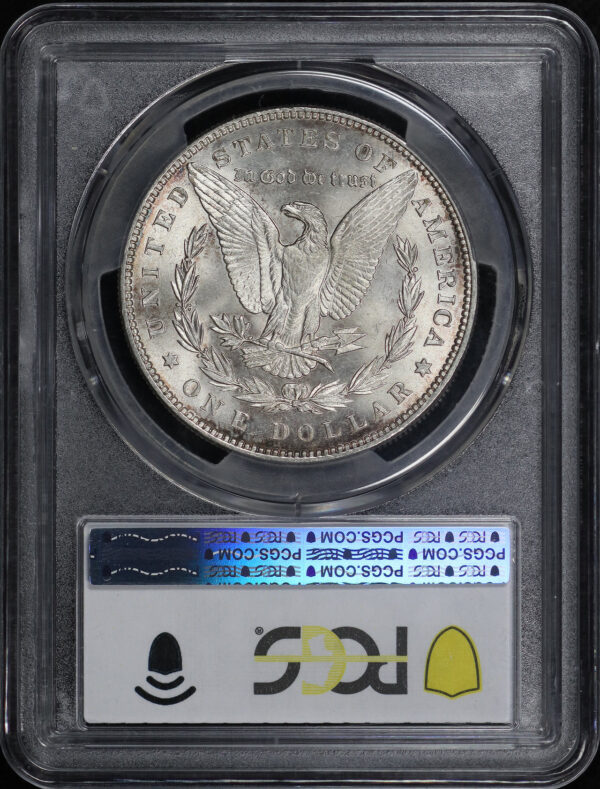Reverse of this 1887 Morgan Dollar PCGS MS-65