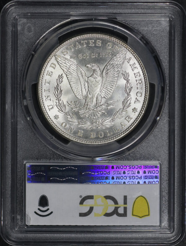 Reverse of this 1887 Morgan Dollar PCGS MS-67+ CAC