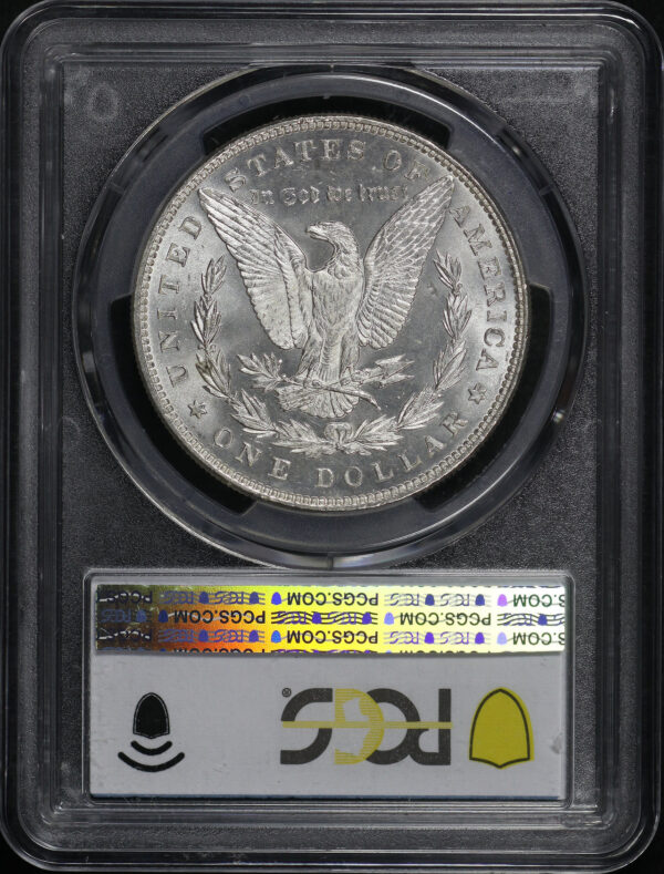 Reverse of this 1887/6 Morgan Dollar PCGS MS-66