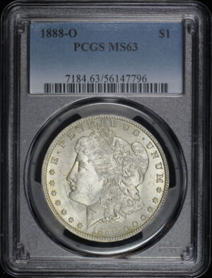 Obverse of this 1888-O Morgan Dollar PCGS MS-63