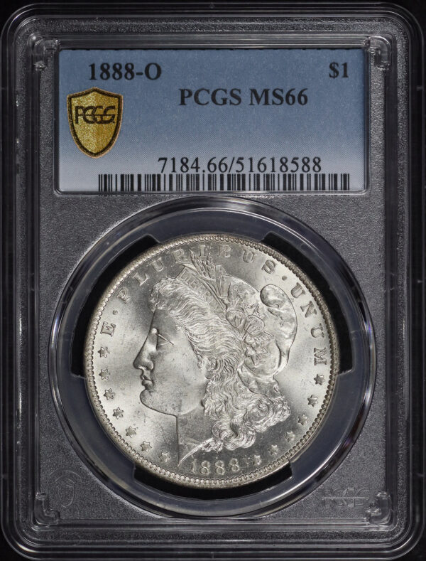 Obverse of this 1888-O Morgan Dollar PCGS MS-66