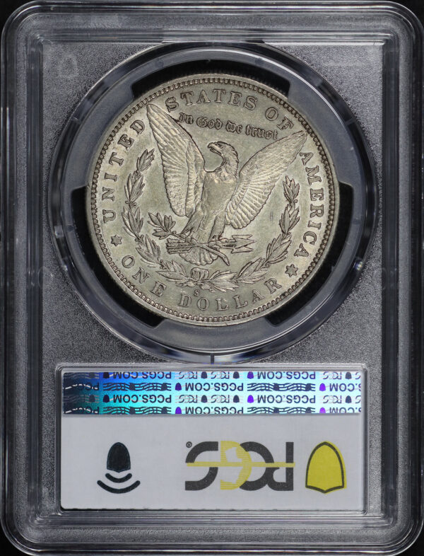 Reverse of this 1888-S Morgan Dollar PCGS AU-53