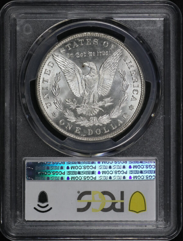 Reverse of this 1889 Morgan Dollar PCGS MS-66+ CAC