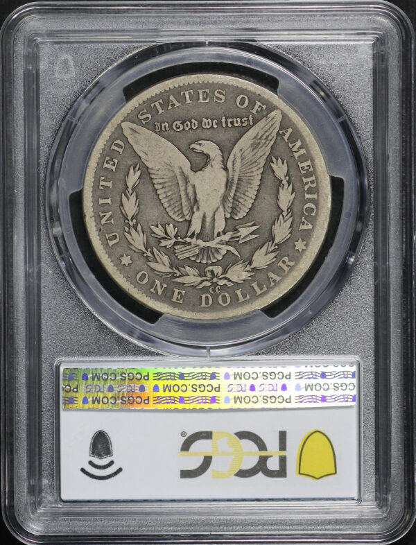 Reverse of this 1889-CC Morgan Dollar PCGS VG-08