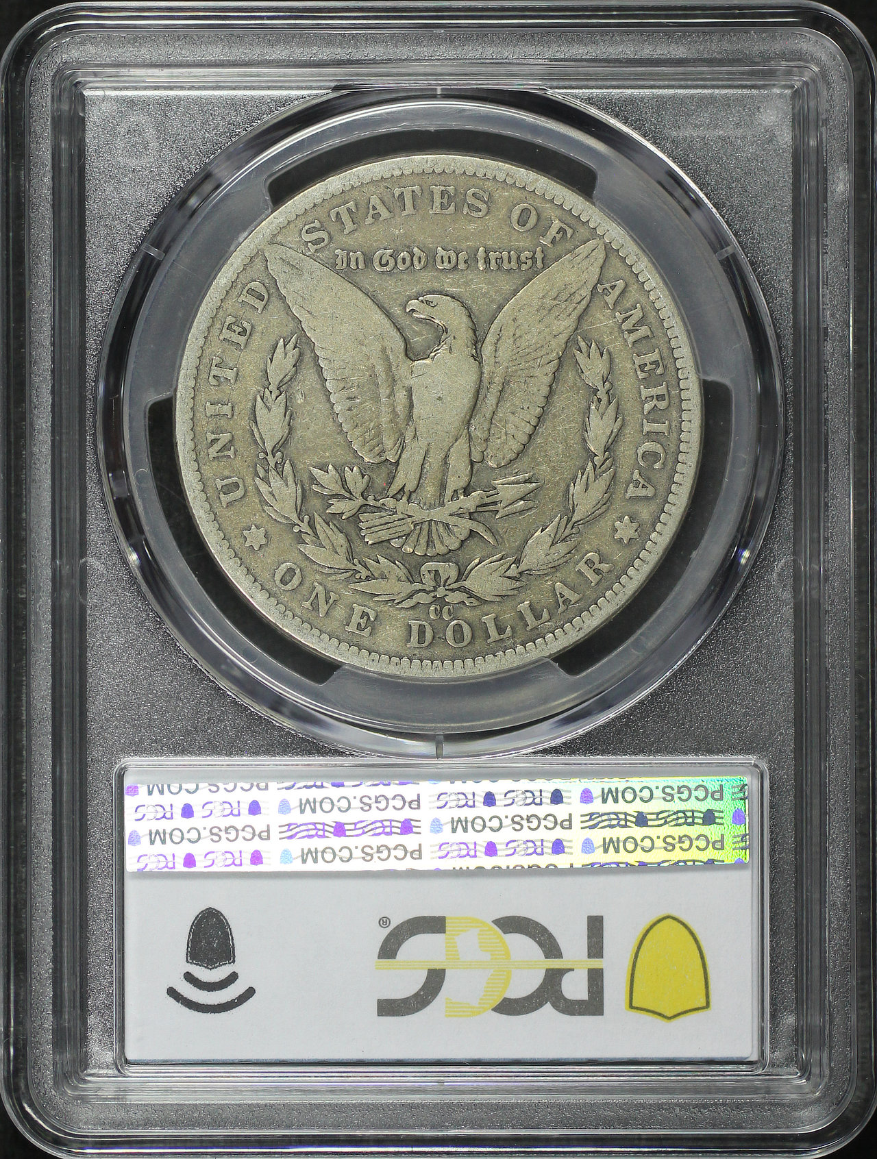 Reverse of this 1889-CC Morgan Dollar PCGS VG-08