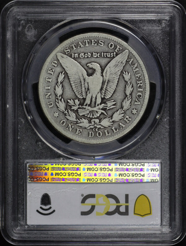 Reverse of this 1889-CC Morgan Dollar PCGS VG-08