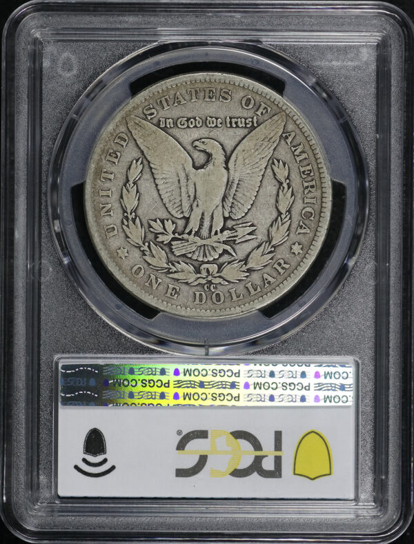 Reverse of this 1889-CC Morgan Dollar PCGS VG-10