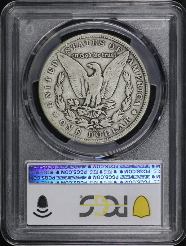 Reverse of this 1889-CC Morgan Dollar PCGS VG-10