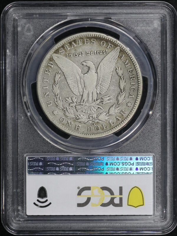 Reverse of this 1889-CC Morgan Dollar PCGS VG-10