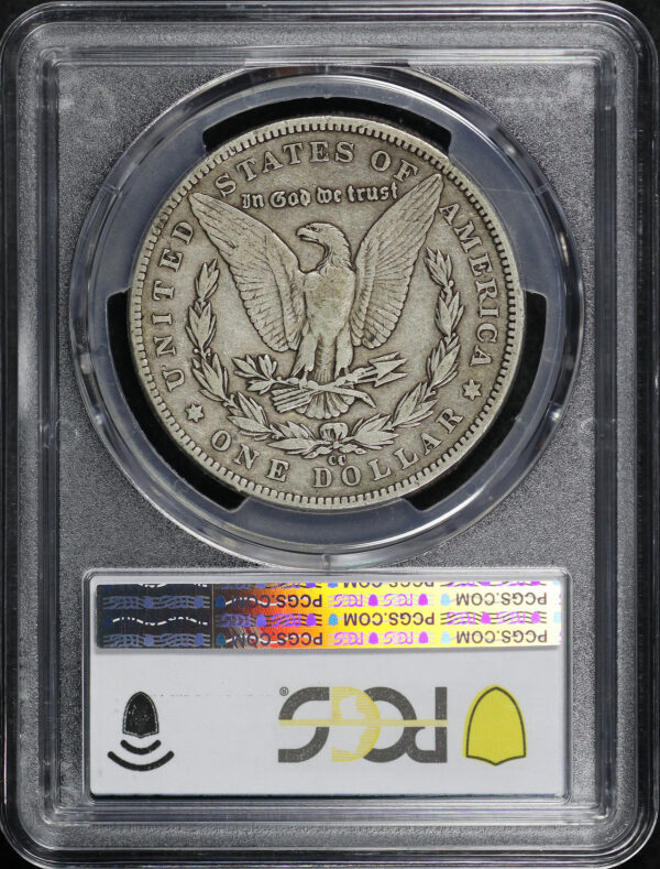 Reverse of this 1889-CC Morgan Dollar PCGS VF-20