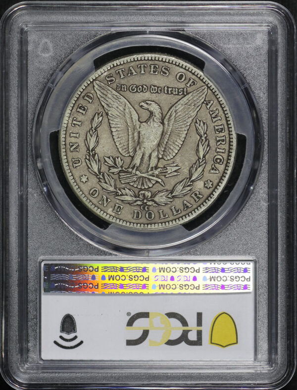Reverse of this 1889-CC Morgan Dollar PCGS VF-35