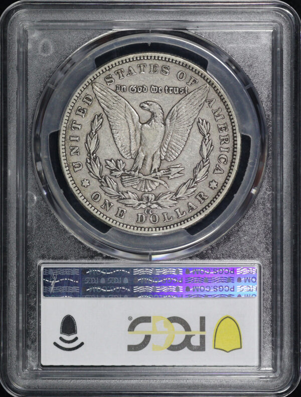 Reverse of this 1889-CC Morgan Dollar PCGS XF-40