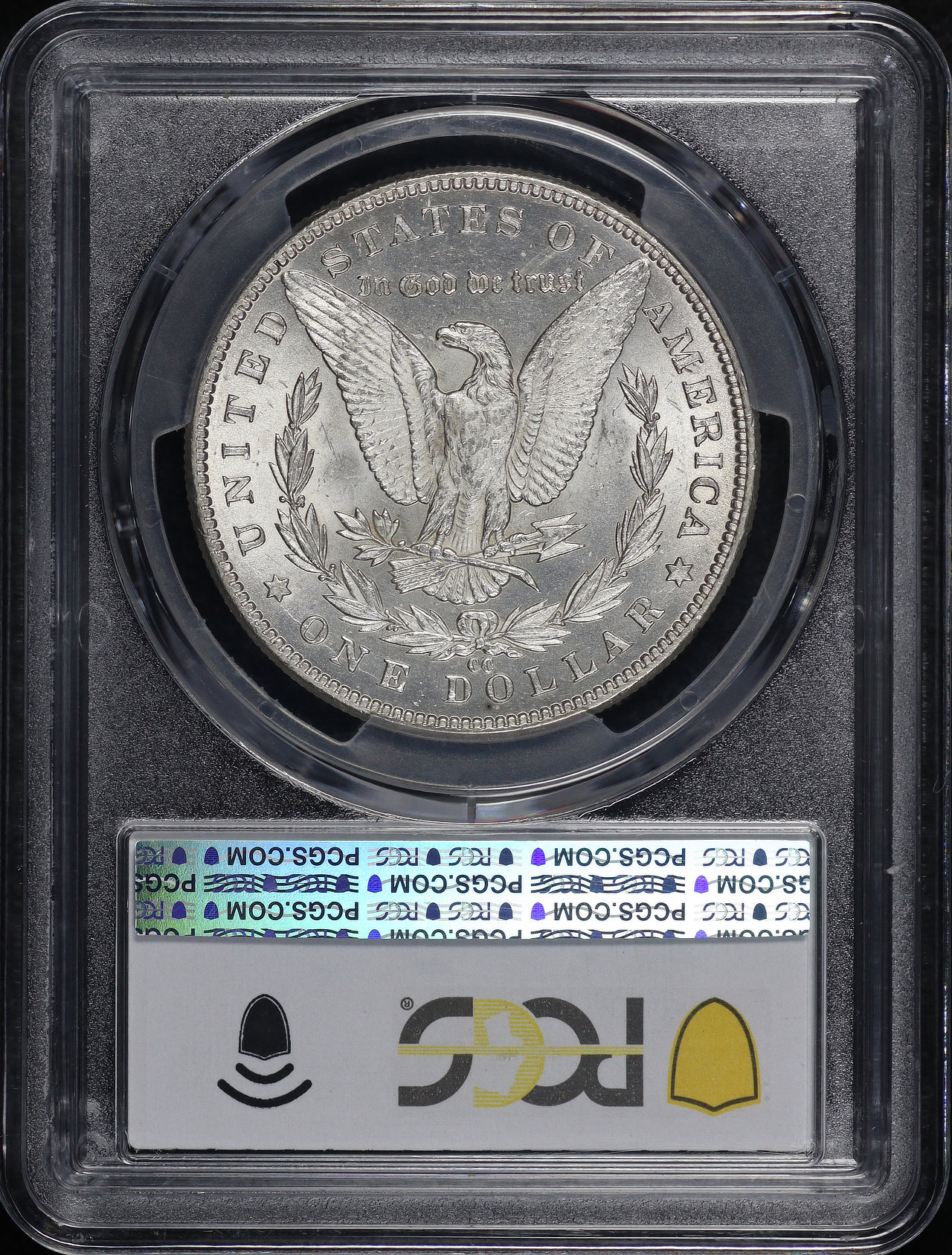 Reverse of this 1889-CC Morgan Dollar PCGS MS-62