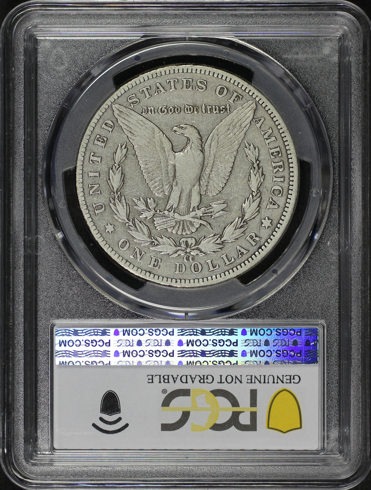 Reverse of this 1889-CC Morgan Dollar PCGS VF Details Cleaned