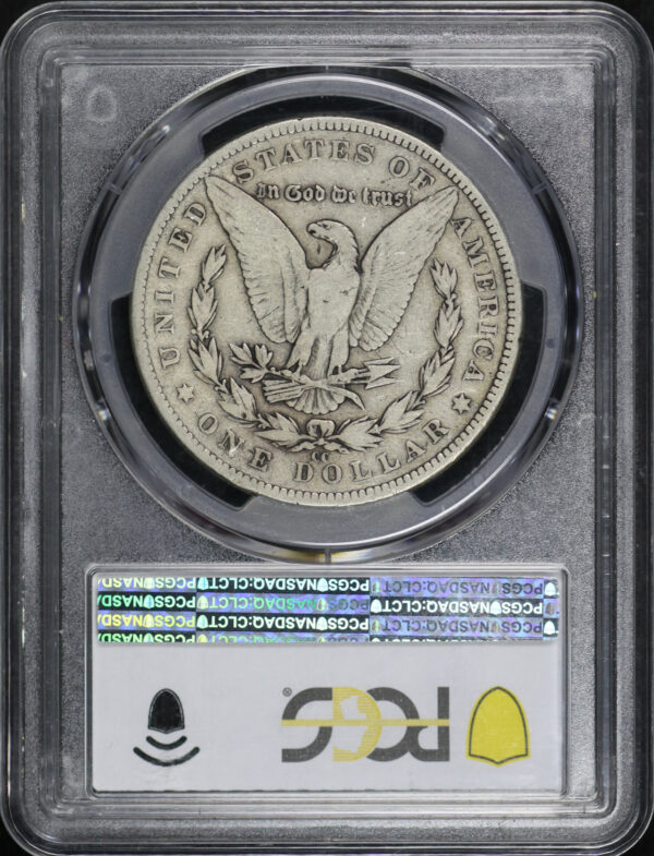 Reverse of this 1889-CC Morgan Dollar PCGS VG-08