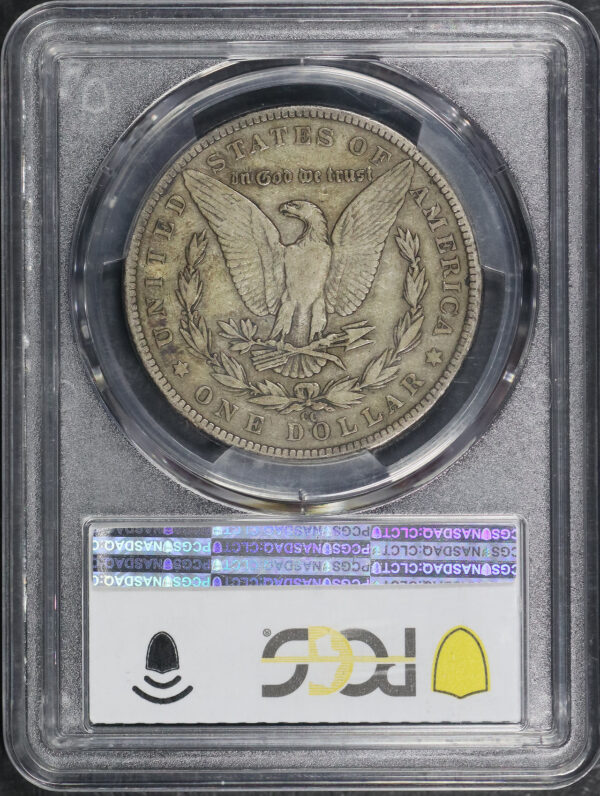 Reverse of this 1889-CC Morgan Dollar PCGS VF-25