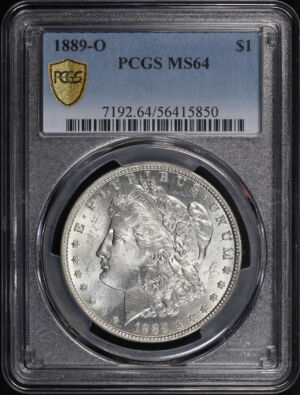 Obverse of this 1889-O Morgan Dollar PCGS MS-64