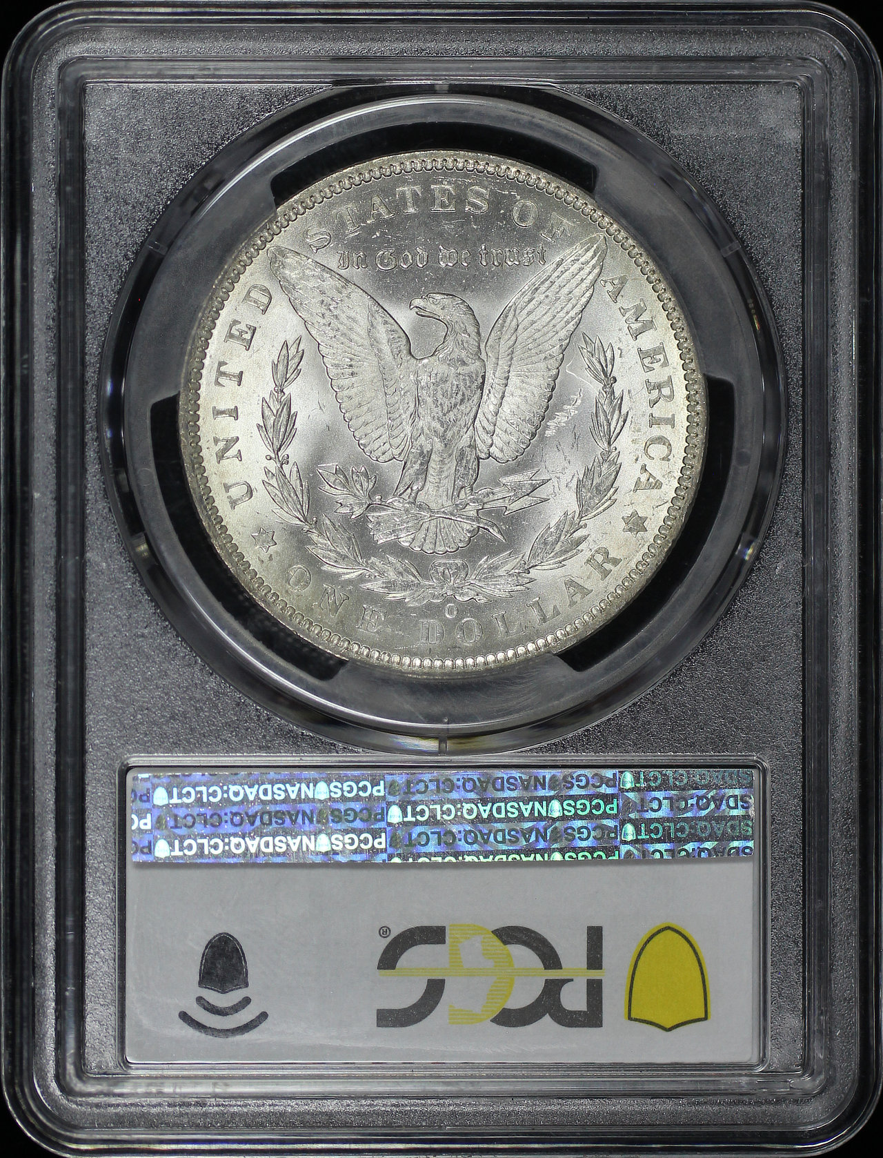 Reverse of this 1889-O Morgan Dollar PCGS MS-63