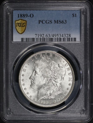 Obverse of this 1889-O Morgan Dollar PCGS MS-63