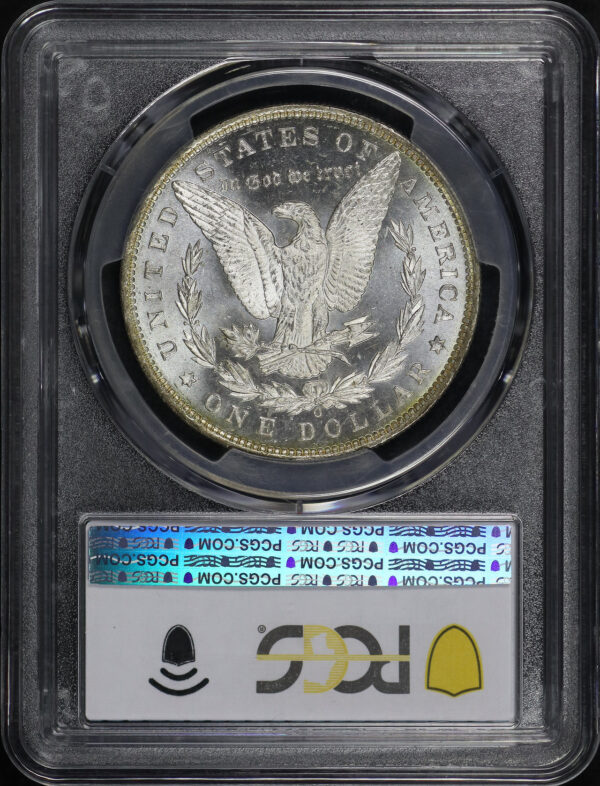Reverse of this 1889-O Morgan Dollar PCGS MS-65 PL
