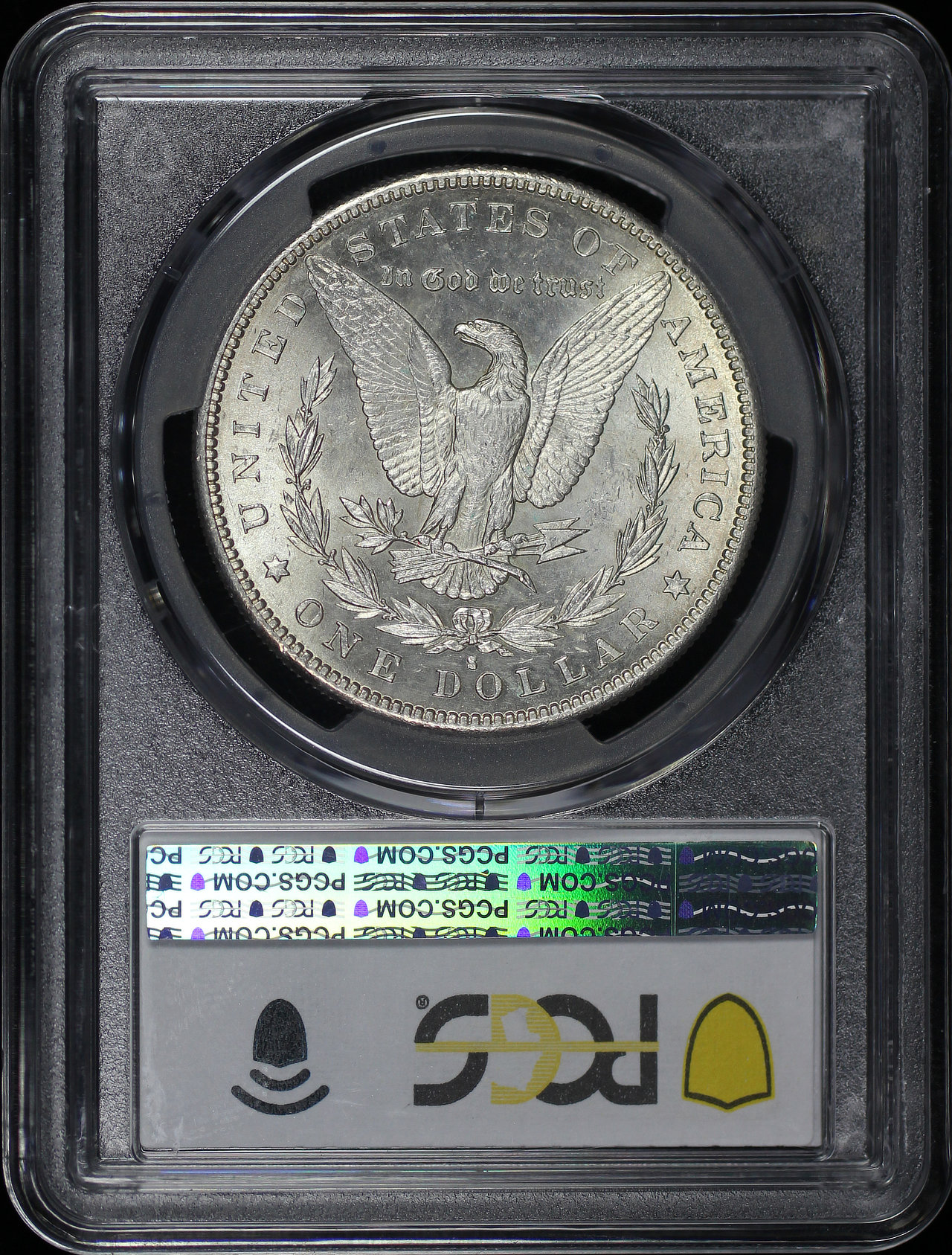 Reverse of this 1889-S Morgan Dollar PCGS MS-63