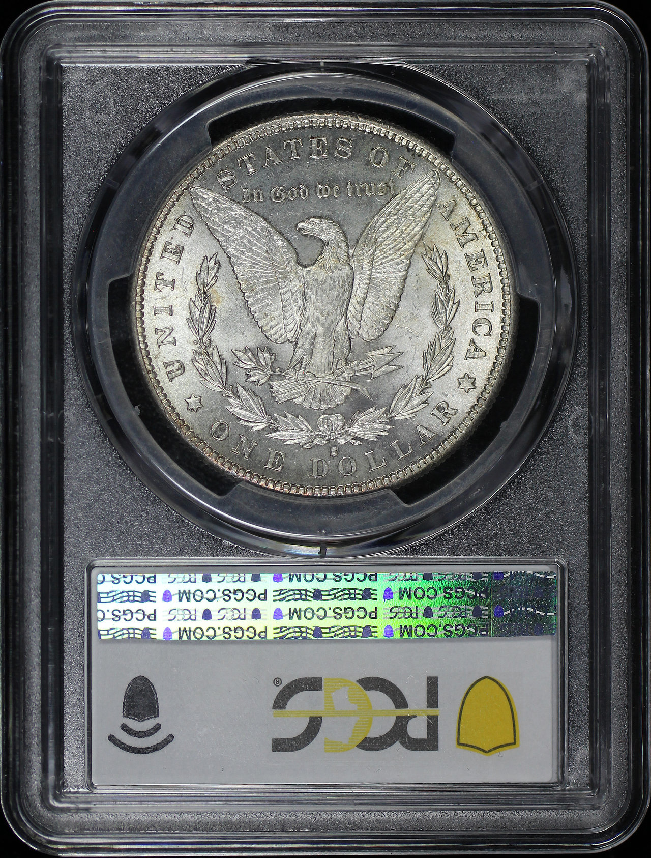 Reverse of this 1889-S Morgan Dollar PCGS MS-64