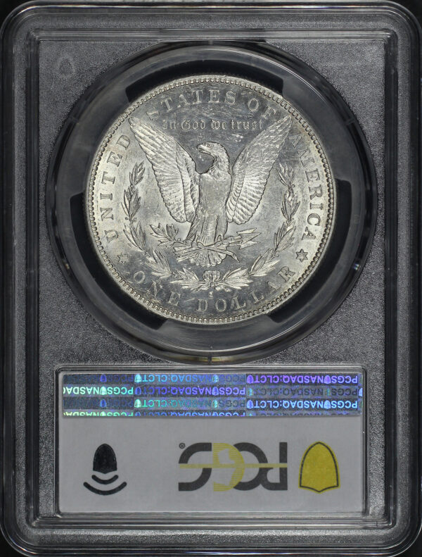 Reverse of this 1889-S Morgan Dollar PCGS AU-55