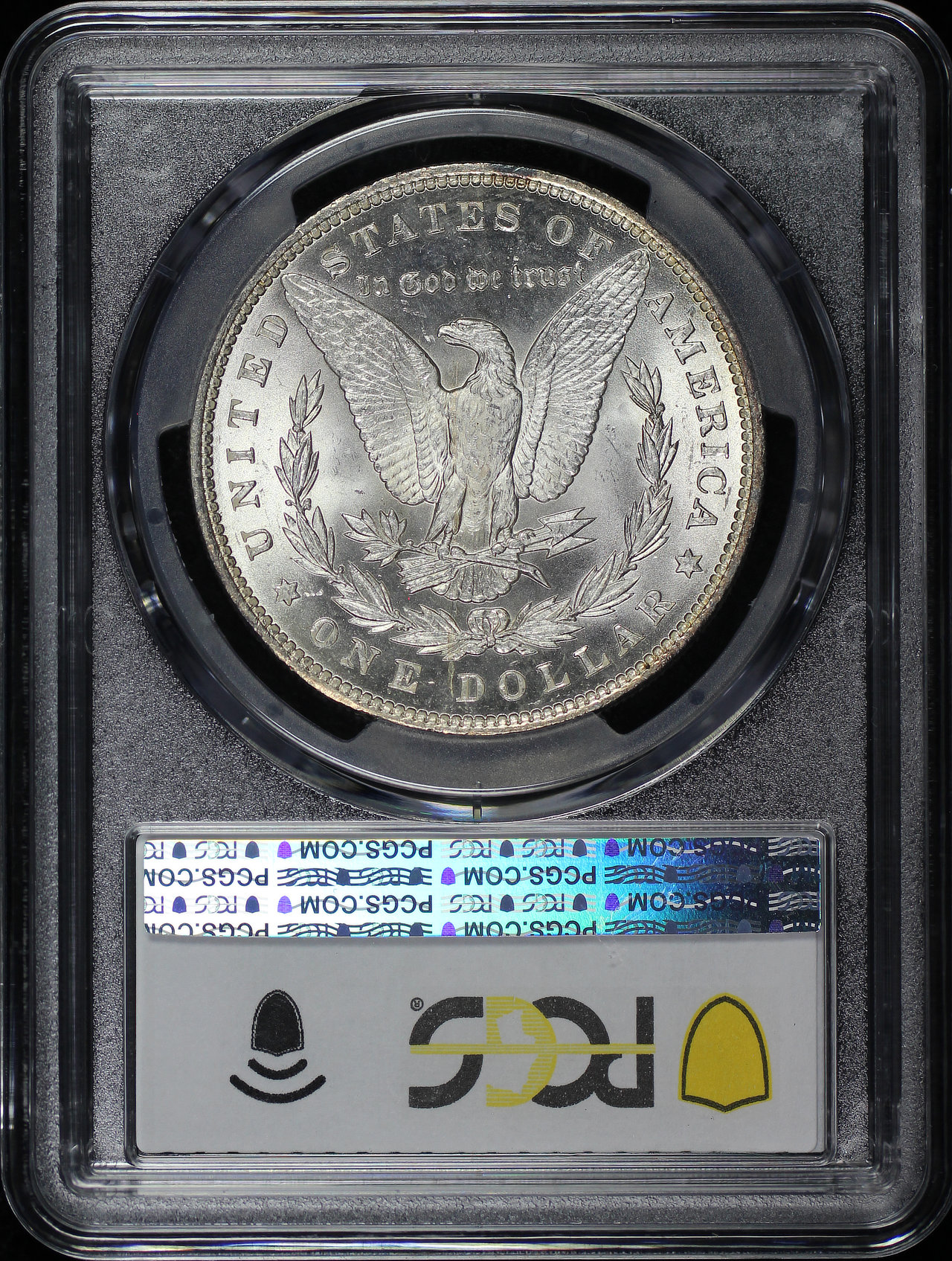 Reverse of this 1890 Morgan Dollar PCGS MS-64