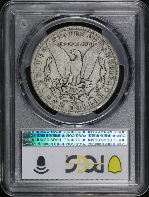 Reverse of this 1890-CC Morgan Dollar PCGS VG-08