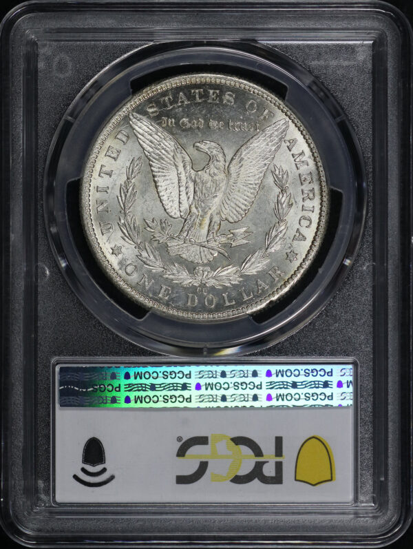 Reverse of this 1890-CC Morgan Dollar PCGS MS-62