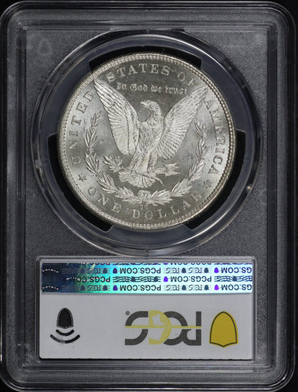 Reverse of this 1890-CC Morgan Dollar PCGS MS-62