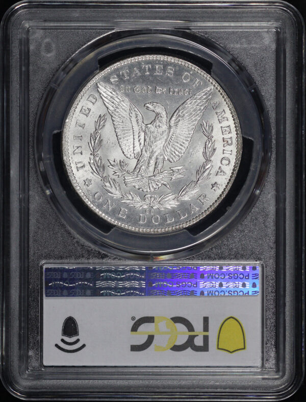 Reverse of this 1890-CC Morgan Dollar PCGS MS-62