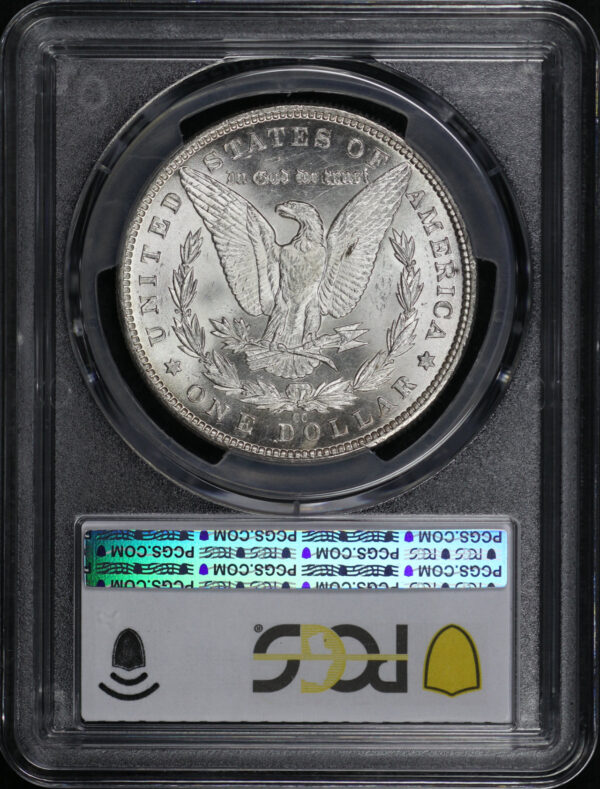 Reverse of this 1890-CC Morgan Dollar PCGS MS-62