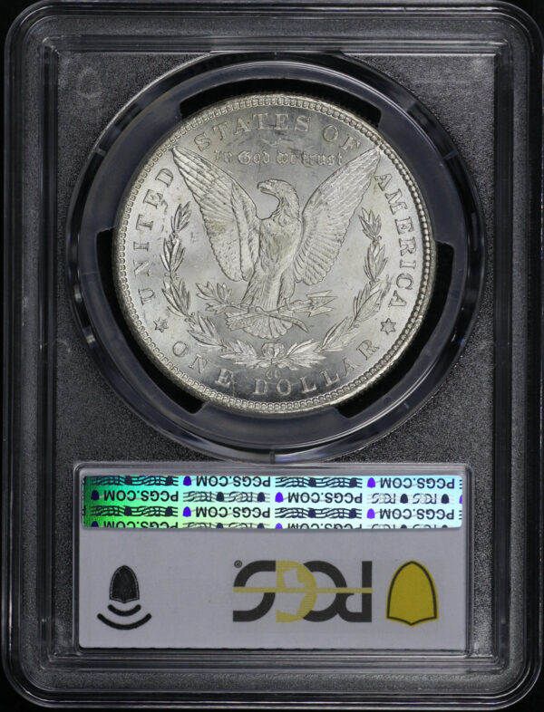 Reverse of this 1890-CC Morgan Dollar PCGS MS-62