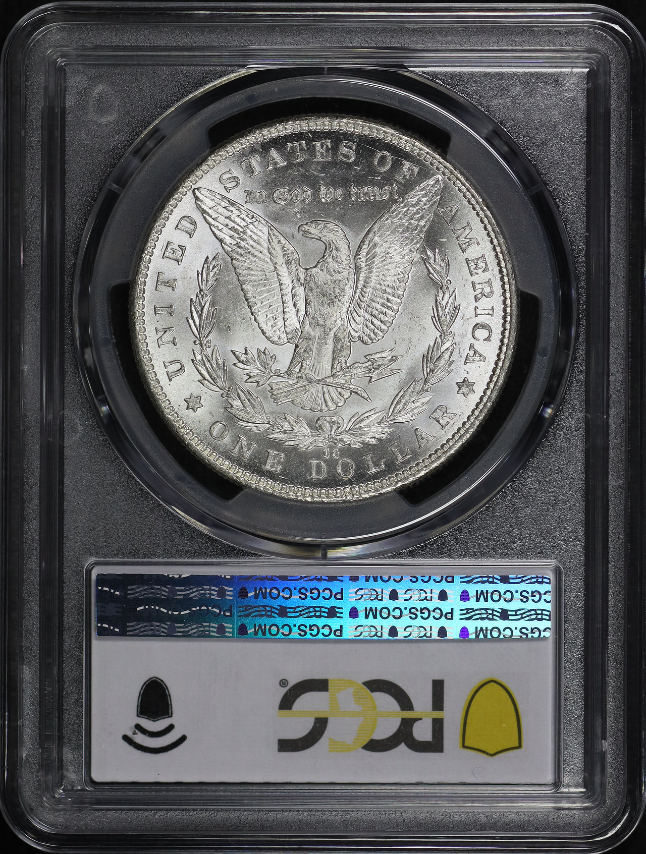 Reverse of this 1890-CC Morgan Dollar PCGS MS-62
