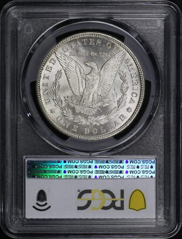 Reverse of this 1890-CC Morgan Dollar PCGS MS-63