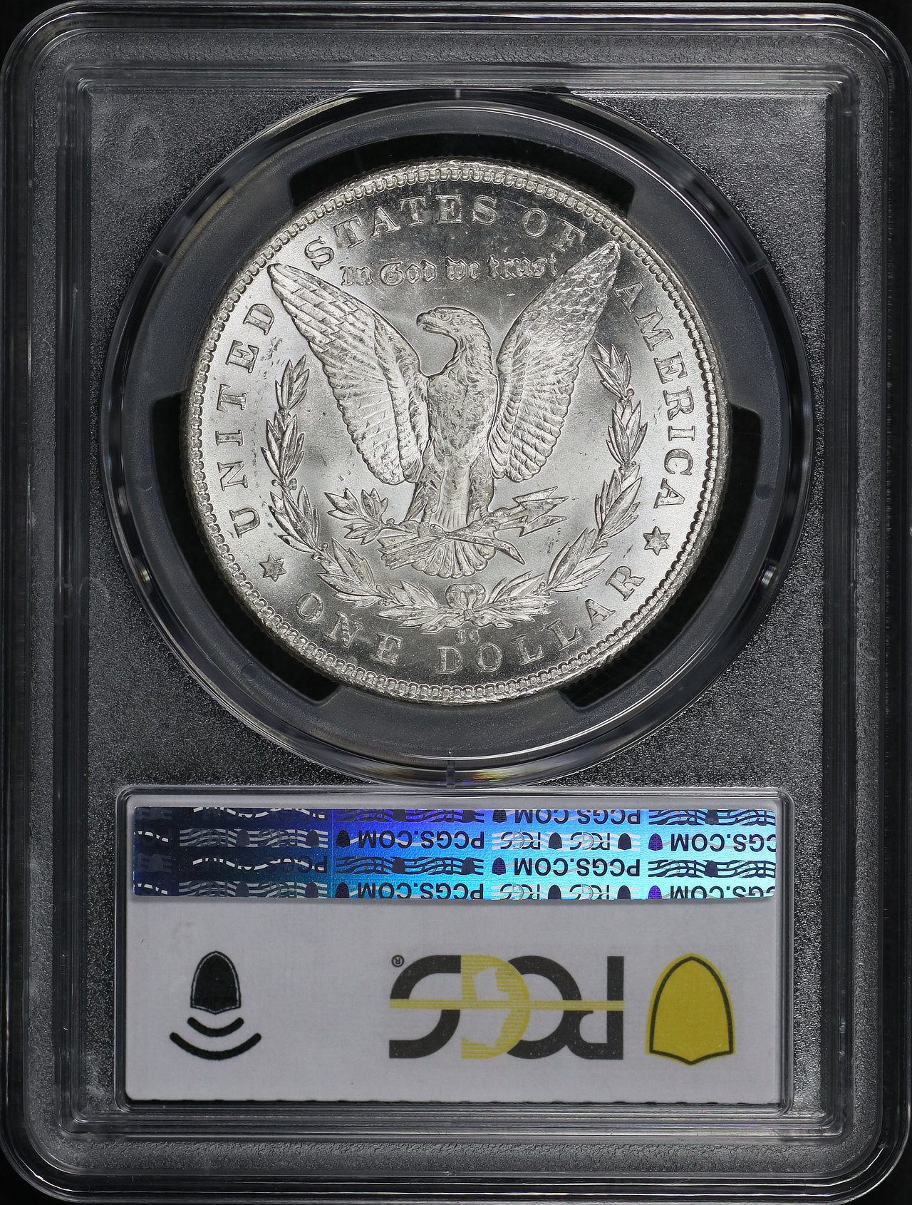 Reverse of this 1890-CC Morgan Dollar PCGS MS-63